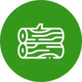 Wood logs graphic symbol